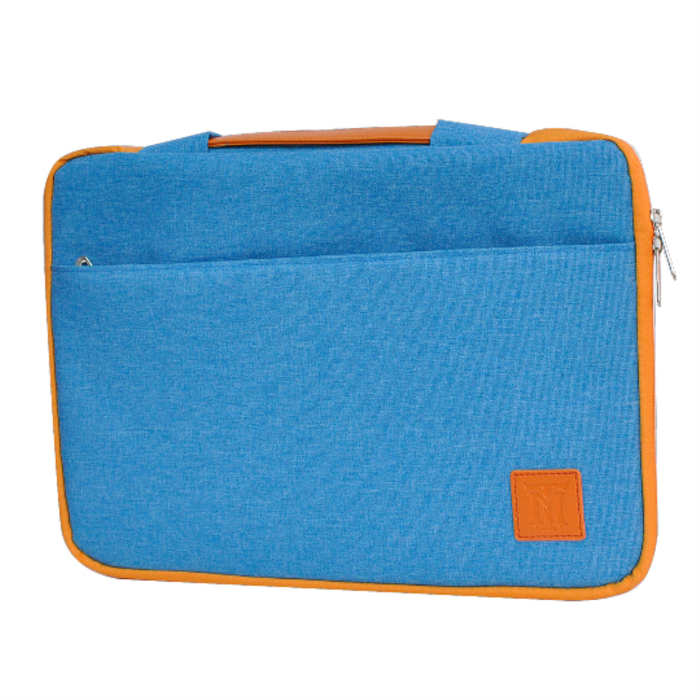 Maillon Technologique MTTOULOUSSE15BLUE Maletín para portátil 39,6 cm (15.6") Funda Azul, Naranja