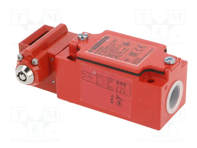 TELEMECANIQUE SENSORS Interruptor de seguridad XCSC502 a llave rojo