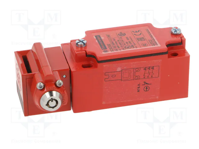 TELEMECANIQUE SENSORS Interruptor de seguridad XCSC502 a llave rojo