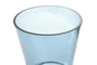 DKD Home Decor Jarrón de Cristal Azul 12x12x29 cm