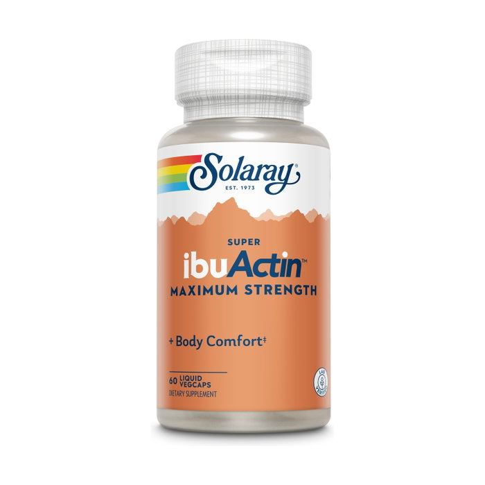 Solaray SUPER IBUACTIN 60 Cápsulas Líquidas - Complemento Alimenticio para Confort Diario Solaray SUPER IBUACTIN 60 Cápsulas Líquidas - Complemento Alimenticio para Confort Diario