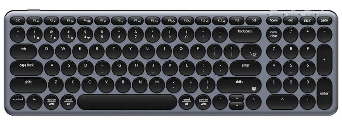 Keychron B4P-K1 96% Teclado Scissor Flat Inalámbrico Bluetooth/RF USB-C Negro-Gris Oficina Keychron B4P-K1 96% Teclado Scissor Flat Inalámbrico Bluetooth/RF USB-C Negro-Gris Oficina
