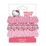 Cerdá Accesorios Pelo Coletero de Tela 3 Piezas Hello Kitty 8.9 x 13.5 x 0.1 cm FUCHSIA