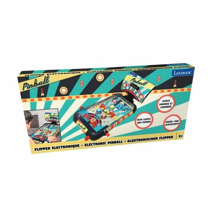 Lexibook Máquina de pinball electrónica con efectos de luz y sonido