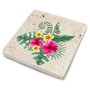 Hermia TBA7436502615634 Alfombrilla de Cristal de Piedra Natural 10x10x1 cm (4 Piezas)