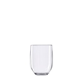 Italesse Cristalería - Vaso Beach Vertical Transparente de Policarbonato, 11 cm Alto, 8 cm Diámetro, 42 cl (Set de 48)