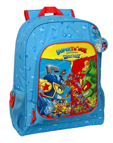 Safta Mochila Superthings Rescue Force Adaptable a Carro Azul Safta Mochila Superthings Rescue Force Adaptable a Carro Azul