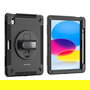 4smarts Funda Rugged Case Grip para iPad 10.9" 10th Gen (2022) A2757, A2777 Negra