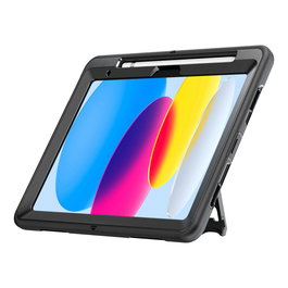 4smarts Funda Rugged Case Grip para iPad 10.9" 10th Gen (2022) A2757, A2777 Negra
