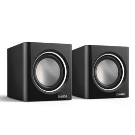 Hama Sonic Mobil 185 Altavoces 2.0 Negro/Plata