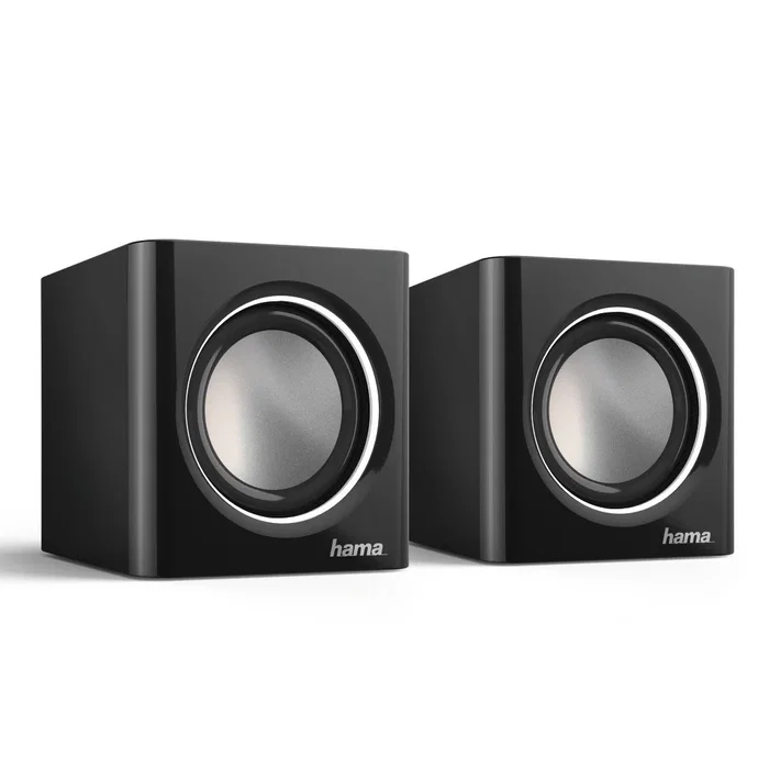 Hama Sonic Mobil 185 Altavoces 2.0 Negro/Plata Hama Sonic Mobil 185 Altavoces 2.0 Negro/Plata