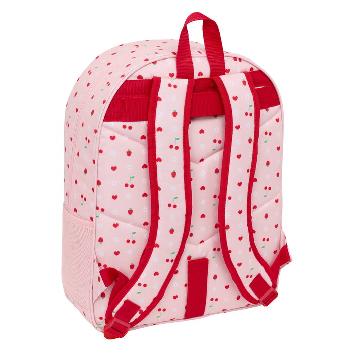 Mochila Escolar Glow Lab Frutitas 33 x 42 x 14 cm