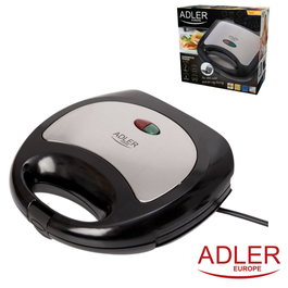 ADLER Sandwichera Eléctrica 750W - 850W