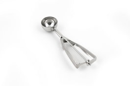 Hermia C-ZZ-16027-1-5cm Cuchara para Helados de Acero Inoxidable con Mango Ergonómico, Ideal para Servir Postres y Tarta, Apta para Lavavajillas, 22 x 6 cm