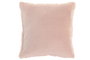 DKD Home Decor Cojín de Poliéster Rosa Palo 45x45 cm