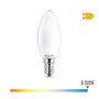 Philips Bombilla vela LED E14 6,5W 806lm 6500K Luz Fría Ø3,5 x 9,7 cm