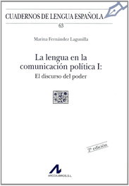 ARCO-LIBROS La lengua en la comunicación política I, Fernández Langunilla, Marina