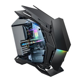 Jonsbo MOD3 Big-Tower Showcase con Vidrio Templado - Schwarz