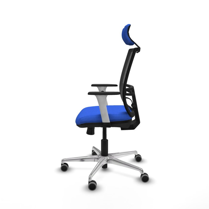 PIQUERAS Y CRESPO Silla de oficina Yunquera Azul con mecanismo Sincro/Traslack PIQUERAS Y CRESPO Silla de oficina Yunquera Azul con mecanismo Sincro/Traslack