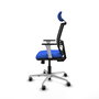 PIQUERAS Y CRESPO Silla de oficina Yunquera Azul con mecanismo Sincro/Traslack
