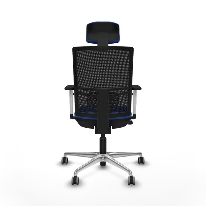 PIQUERAS Y CRESPO Silla de oficina Yunquera Azul con mecanismo Sincro/Traslack PIQUERAS Y CRESPO Silla de oficina Yunquera Azul con mecanismo Sincro/Traslack