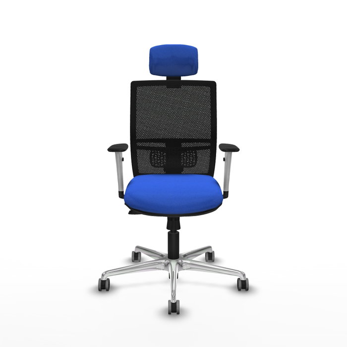 PIQUERAS Y CRESPO Silla de oficina Yunquera Azul con mecanismo Sincro/Traslack PIQUERAS Y CRESPO Silla de oficina Yunquera Azul con mecanismo Sincro/Traslack