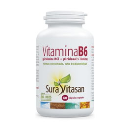 Sura Vitasan Vitamina B6 60 cápsulas vegetales