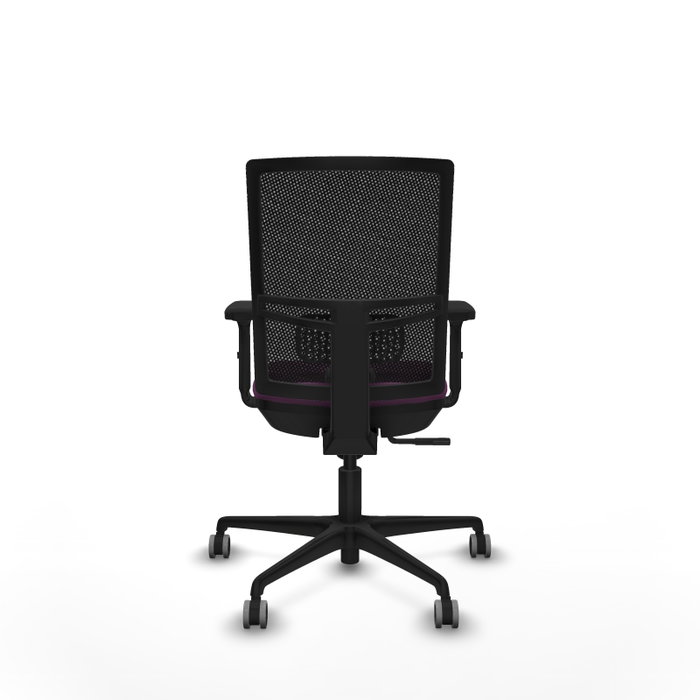 PIQUERAS Y CRESPO Silla de oficina Yunquera Morada y Negra con mecanismo Sincro PIQUERAS Y CRESPO Silla de oficina Yunquera Morada y Negra con mecanismo Sincro