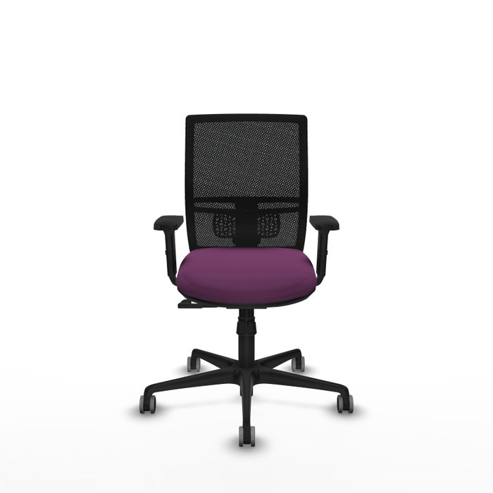 PIQUERAS Y CRESPO Silla de oficina Yunquera Morada y Negra con mecanismo Sincro PIQUERAS Y CRESPO Silla de oficina Yunquera Morada y Negra con mecanismo Sincro