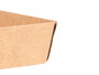 Kinvara Set 15 Bandejas Servicio Kraft Pequeñas Marrón 23.5 x 18 x 8.8 cm Papel (Set de 24)
