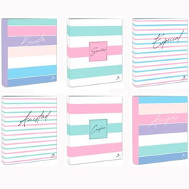 Mariola Carpeta 4 Anillas Mixtas 40 mm Cartón Forrado Plastificado Diseños Surtidos