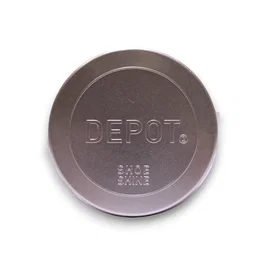 Depot Tarro de metal Plata