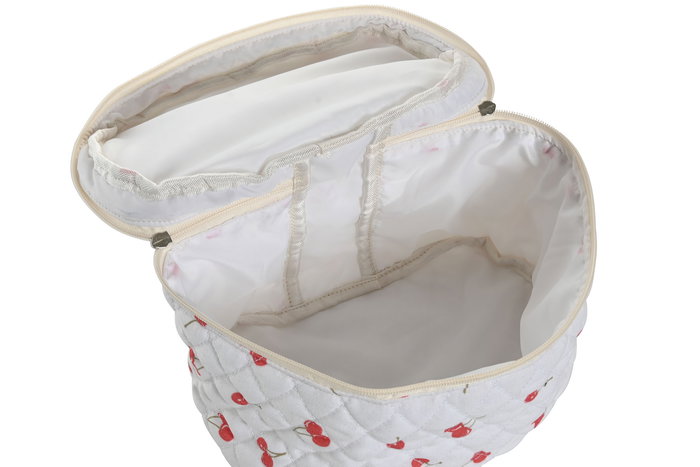 DKD Home Decor Neceser Romantico Blanco Rojo 25.5 x 17 x 17 cm (4 Unidades)