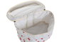 DKD Home Decor Neceser Romantico Blanco Rojo 25.5 x 17 x 17 cm (4 Unidades)