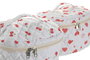 DKD Home Decor Neceser Romantico Blanco Rojo 25.5 x 17 x 17 cm (4 Unidades)