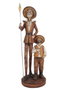 DKD Home Decor Figura de Resina Quijote Marrón