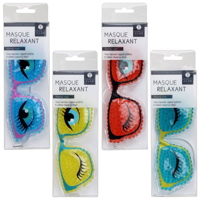 Cosmetic Club Antifaz Relajante Gafas para Ojos Frío/Caliente para Descanso y Belleza 18x2 cm Cosmetic Club Antifaz Relajante Gafas para Ojos Frío/Caliente para Descanso y Belleza 18x2 cm
