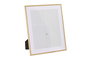 DKD Home Decor Marco de Fotos 20x25 Acero y Cristal Dorado