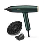 Babyliss D6555DE Secador de Pelo Air Power Pro GREEN - Motor Digital - Sistema Iónico - Ultrasilencioso
