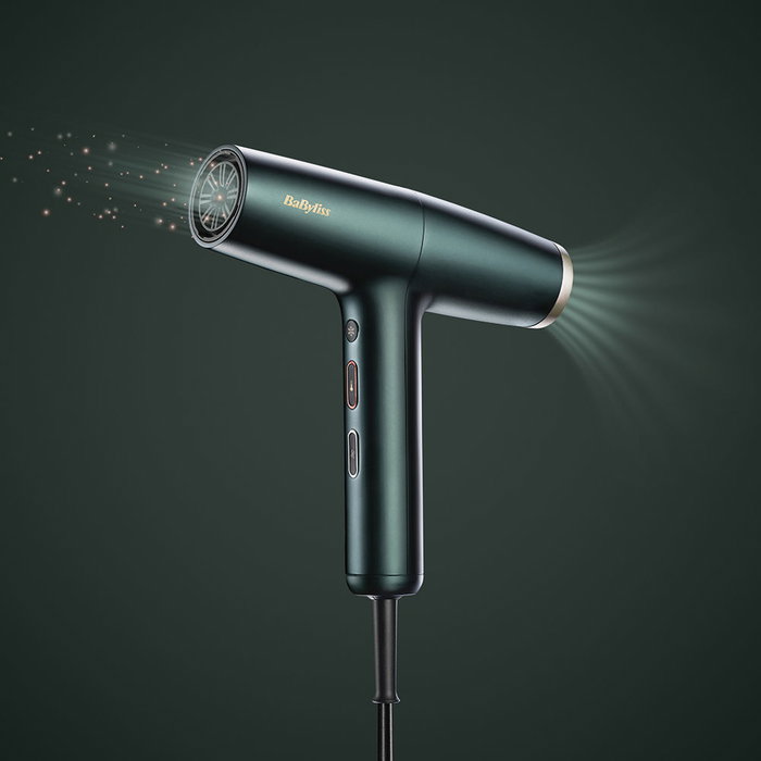 Babyliss SECADOR D6555DE Air Power Pro 1700W, Secado Rápido y Silencioso (70 dB), 200 km/h Flujo de Aire