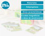 KioKids Puzzle Magnético de Actividades con 6 Cubos y Tarjetas para Crear Animales
