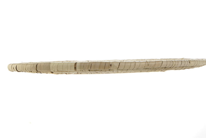 DKD Home Decor Individual Balines Colección Ratan Bali de Fibra y Poliéster Color Natural 35x35x1.5 cm Pack 6 Unidades