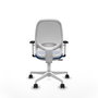 PIQUERAS Y CRESPO Silla de oficina Cilanco Azul y Blanco