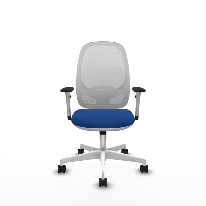 PIQUERAS Y CRESPO Silla de oficina Cilanco Azul y Blanco