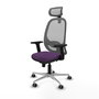PIQUERAS Y CRESPO Silla de oficina Cilanco con mecanismo Sincro, Morado y Gris