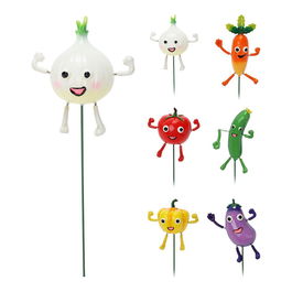 Ipae Progarden - Hortalizas Decorativas para Macetas, Modelos Variados, Forma Vegetales, Palos Decorativos de Jardín de 710 mm