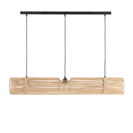 Lámpara Techo Crema Cuerda de Papel 100,50 X 13,50 cm