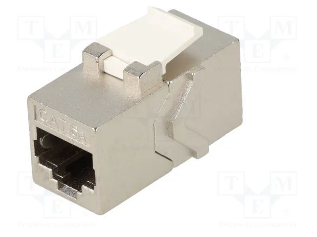 GOOBAY Conector Keystone RJ45 Cat 6a de ambos lados