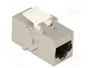GOOBAY Conector Keystone RJ45 Cat 6a de ambos lados
