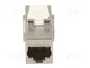GOOBAY Conector Keystone RJ45 Cat 6a de ambos lados